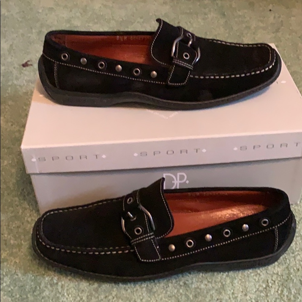 Donald J. Pliner Black Loafers